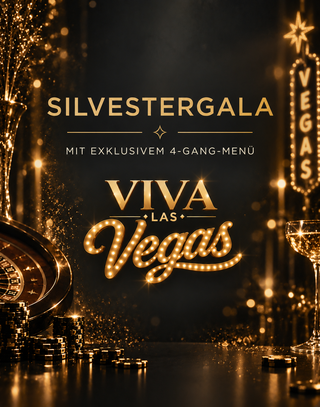 Silvestergala Viva Las Vegas im Dom Palais Wetzlar